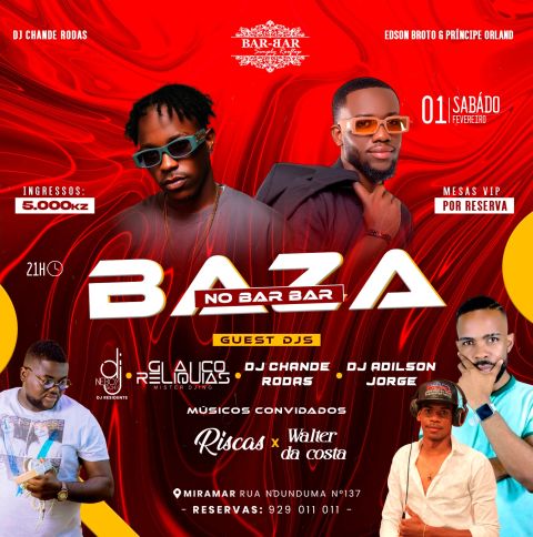 Baza no Bar Bar - A Festa que Vais Querer Viver!