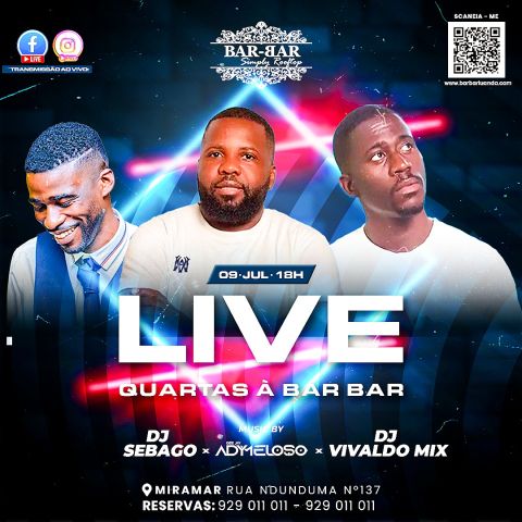 LIVE - QUARTAS À BAR BAR 