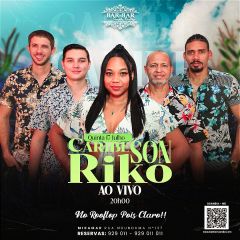 MÚSICA LATINA AO VIVO COM CARIBESÓN RIKO NO ROOFTOP