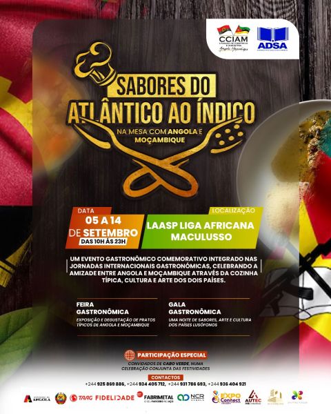 SABORES DO ÍNDICO AO ATLÂNTICO